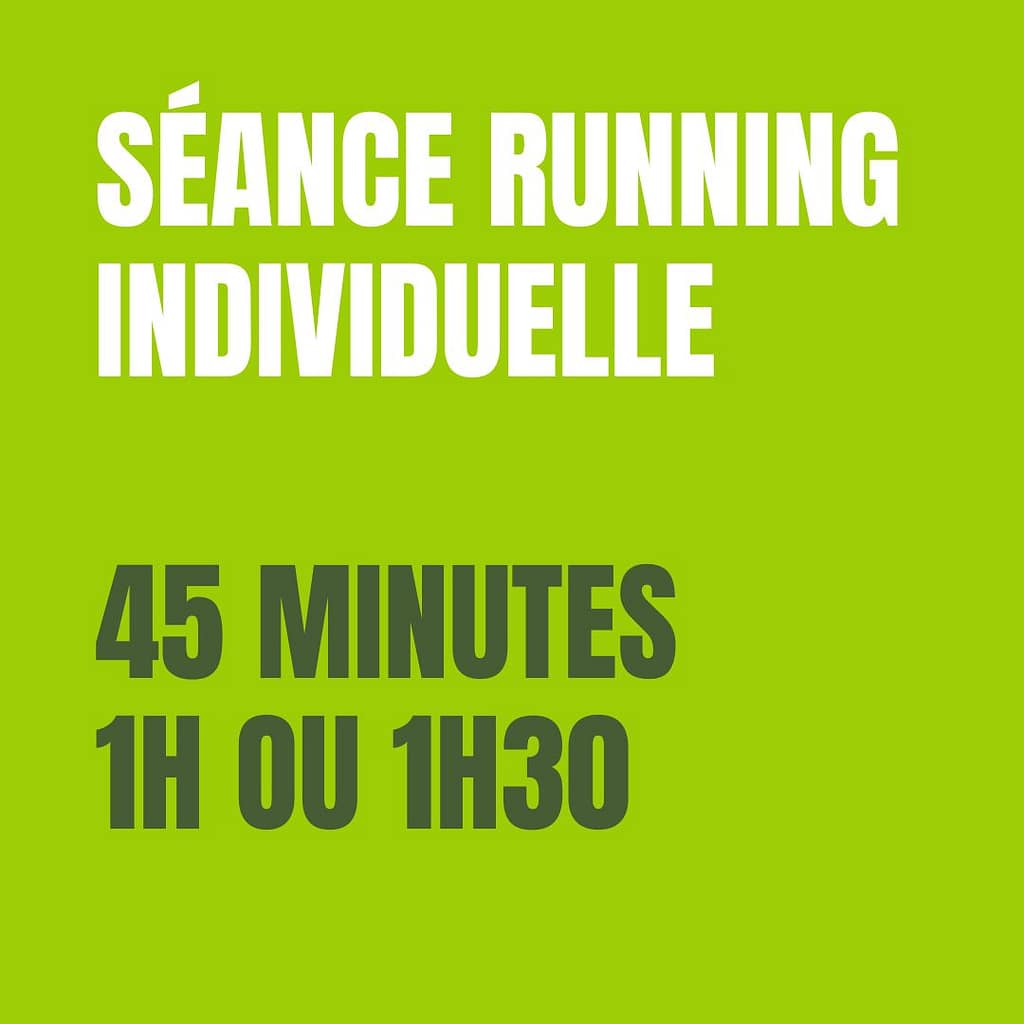 Séance Running - Individuelle